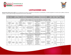 licitaciones 2015 - H. XL AYUNTAMIENTO DE SANTIAGO IXCUINTLA