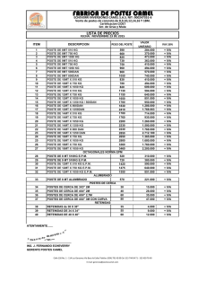 Catalogo - Inicio &ndash; Postes Camel