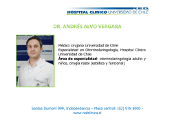 dr. andrés alvo vergara - Hospital Clínico Universidad de Chile