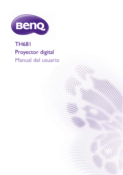 TH681 Proyector digital Manual del usuario