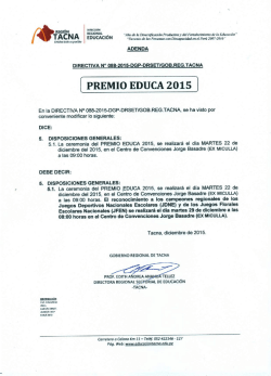 adenda directiva n°088-2015-dgp-drset/gob.reg.tacna