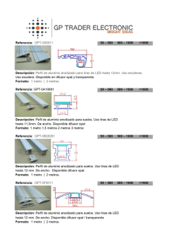 PERFILES ALUMINIO