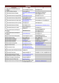 directorio universidades mexicanas