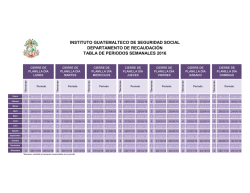 tabla 1 - Instituto Guatemalteco de Seguridad Social