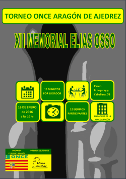 XII Torneo "Memorial Elías Ossó"