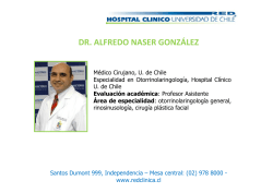 dr. alfredo naser gonzález - Hospital Clínico Universidad de Chile