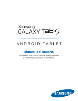 Galaxy Tab S 8.4 (AT&T) - Manual del Usuario