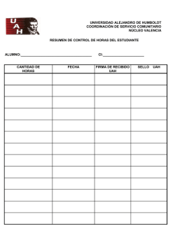 cantidad de horas fecha firma de recibido sello uah uah alumno