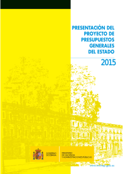 Libro Amarillo 2015 - Secretar&iacute;a de Estado de Presupuestos y Gastos