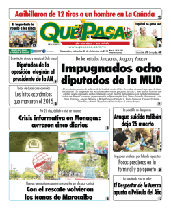 Impugnados ocho diputados de la MUD