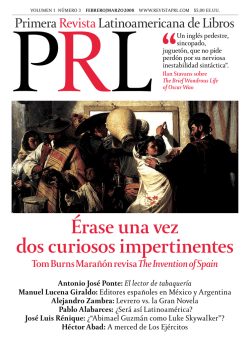 Febrero / marzo 2008 - Primera Revista Latinoamericana de Libros