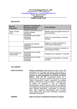 CV completo - Corte Constitucional del Ecuador