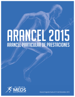 arancel particular 2015