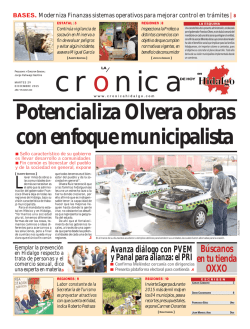 Versión Impresa - La Crónica de Hoy en Hidalgo