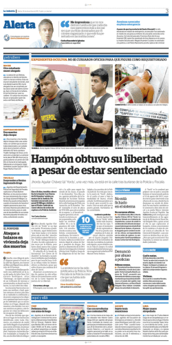 Hampón obtuvo su libertad a pesar de estar sentenciado