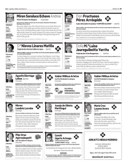 Don Fructuoso P&eacute;rez Arr&oacute;spide Miren Soraluce Echave