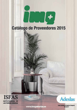 Cuadro medico ISFAS Adeslas ASTURIAS
