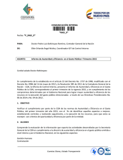 Fecha: *F_RAD_S* - Contaduria General de la Nación