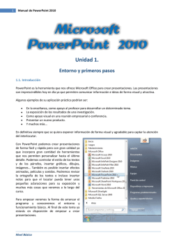 Manual de PowerPoint 2010