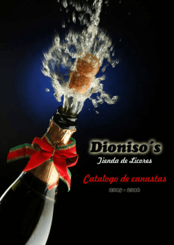 Catalogo PDF - licoreria dioniso´s