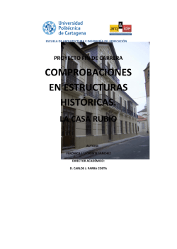 comprobaciones en estructuras hist&oacute;ricas.
