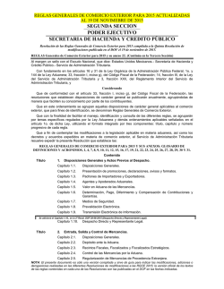 SEGUNDA SECCION PODER EJECUTIVO