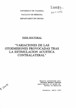 UNIVERSITAT DE VALENCIA,, C n f3&iexcl; 0 T^`5 3 FACULTAT DE