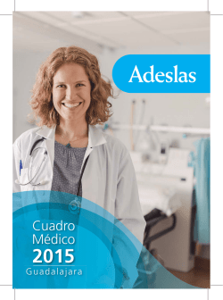 Cuadro Médico Privado Guadalajara 2015