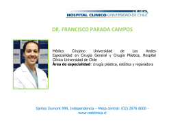 DR. FRANCISCO PARADA CAMPOS - Hospital Clínico de la