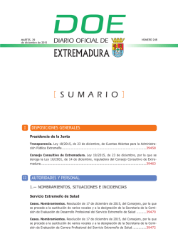 DOE 2011 - Nº 238.qxd - Diario Oficial de Extremadura