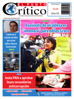 “amenaza” para ediles:Graco