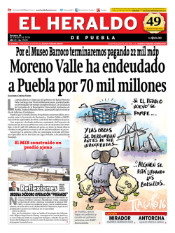 Por el Museo Barroco terminaremos pagando 22 mil mdp Moreno