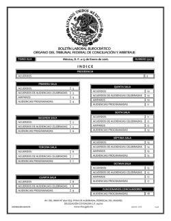 13 - Tribunal Federal de Conciliaci&oacute;n y Arbitraje