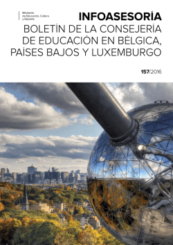 Infoasesoría 157: enero 2016 - Ministerio de Educación, Cultura y