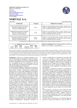 NORVIAL S.A. - Equilibrium
