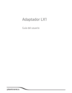 Adaptador LX1 - Plantronics