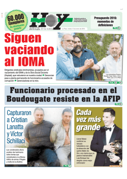 Presupuesto 2016