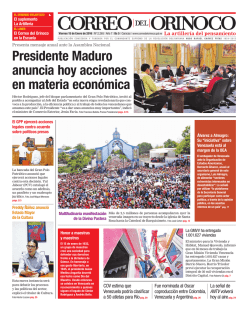s - Correo del Orinoco
