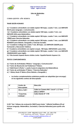 Departamento de Matem&aacute;tica - colegio san francisco de la selva