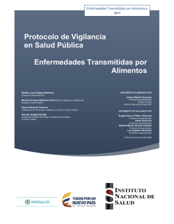 PRO Enfermedades Trans. por alimentos