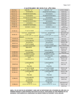 Bases-Calendario 2016 - Federación Insular de Colombofilia de
