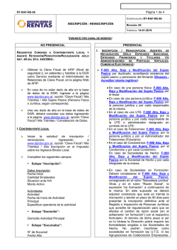 Recuerde que puede realizar consultas y recibir asesoramiento