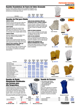 Guantes Econ&oacute;micos de Cuero de Cabra Graneado Guantes de
