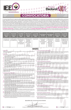 "" Eledoro - Instituto Estatal Electoral de Aguascalientes