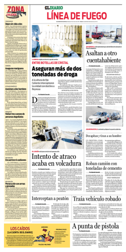 LÍNEA DE FUEGO - El Diario de Coahuila