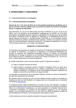 II. OPOSICIONES Y CONCURSOS - Universidad Complutense de
