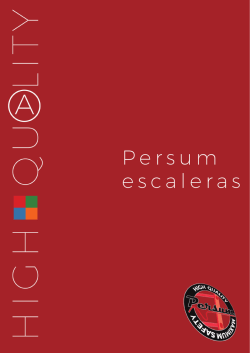 Catálogo Persum escaleras
