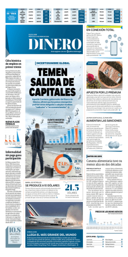 21.3% 5.6% Canasta alimentaria tuvo su menor alza en