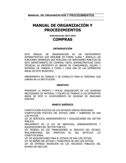 Compras - H. Ayuntamiento de Soledad de Graciano Sanchez