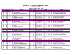 horarios semestre enero